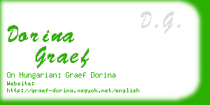 dorina graef business card